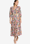 Blumenkleid- mit Gürtel