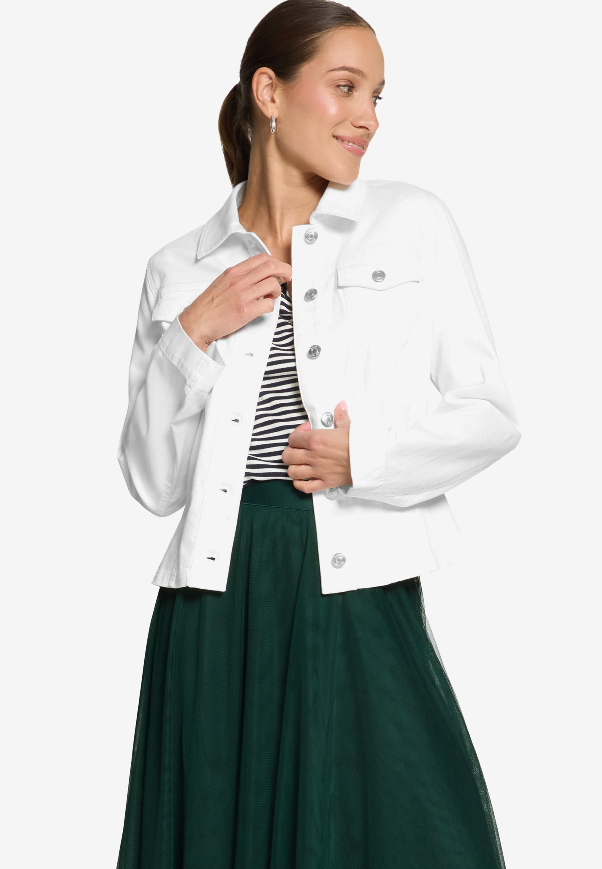 Jeansjacke - Tailliert