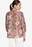 Schlupfbluse - Blumenmuster