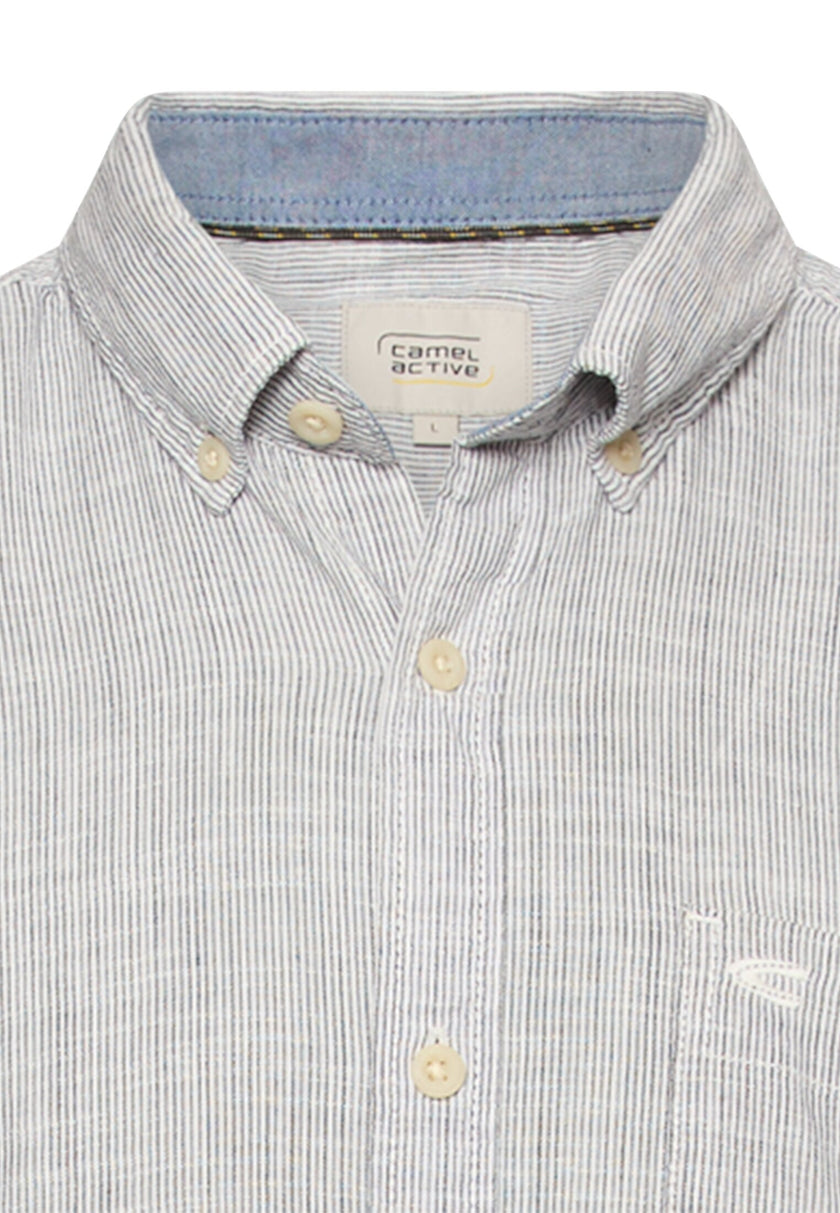 Kurzarmhemd - Button Down Kragen