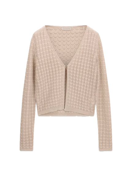 Strickjacke  - LS ROSALYN COVER SHOULDER SWTR