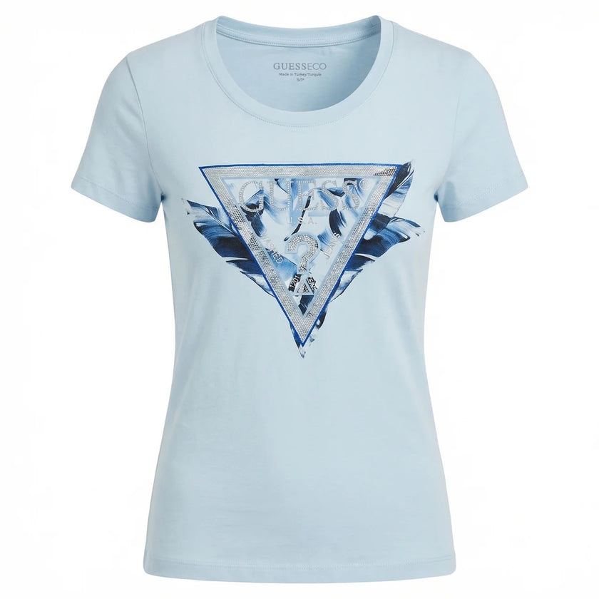 T-Shirt - SS CN FEATHER TRIANGLE TEE