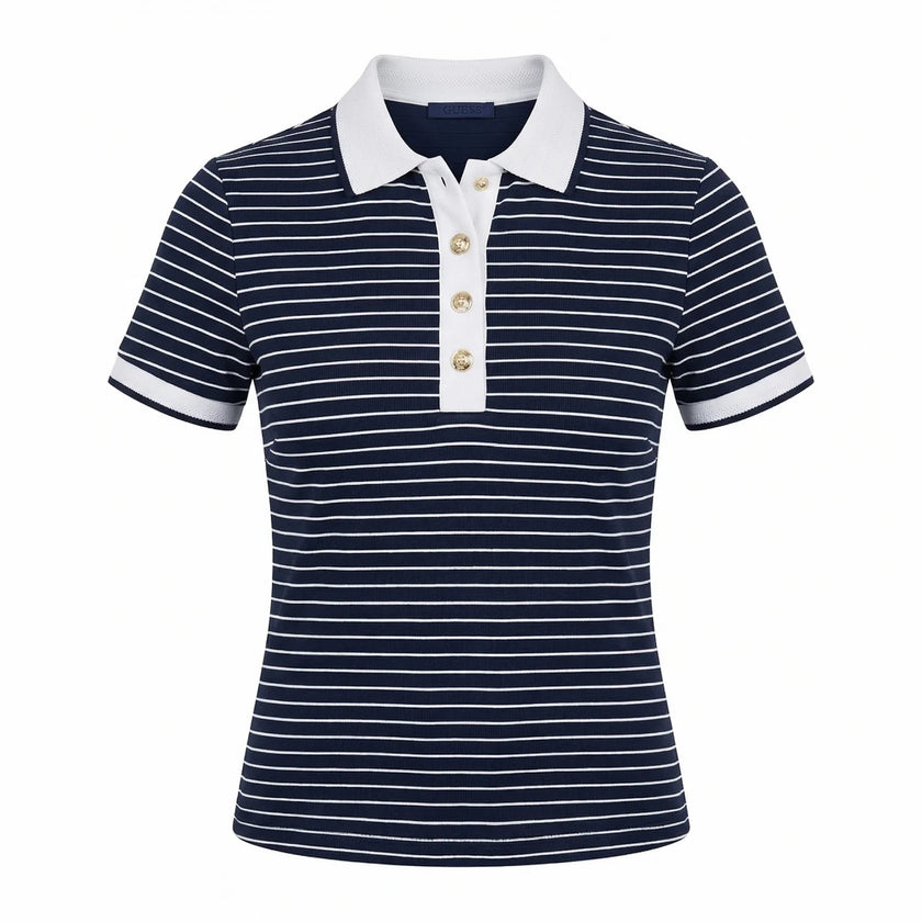 Poloshirt - SS POLO NK ALPHONSINE STRIPED