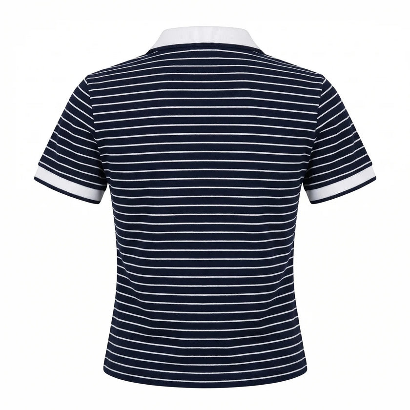 Poloshirt - SS POLO NK ALPHONSINE STRIPED