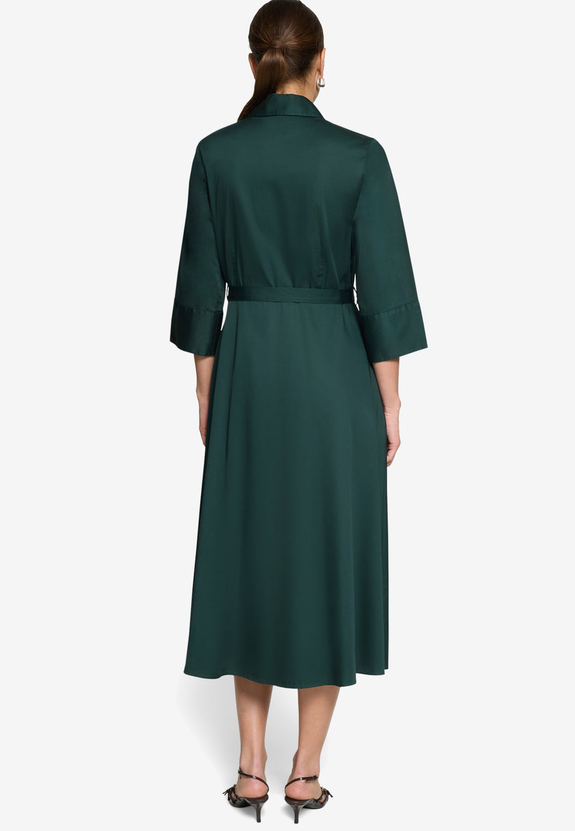 Hemdblusenkleid - Bindegürtel