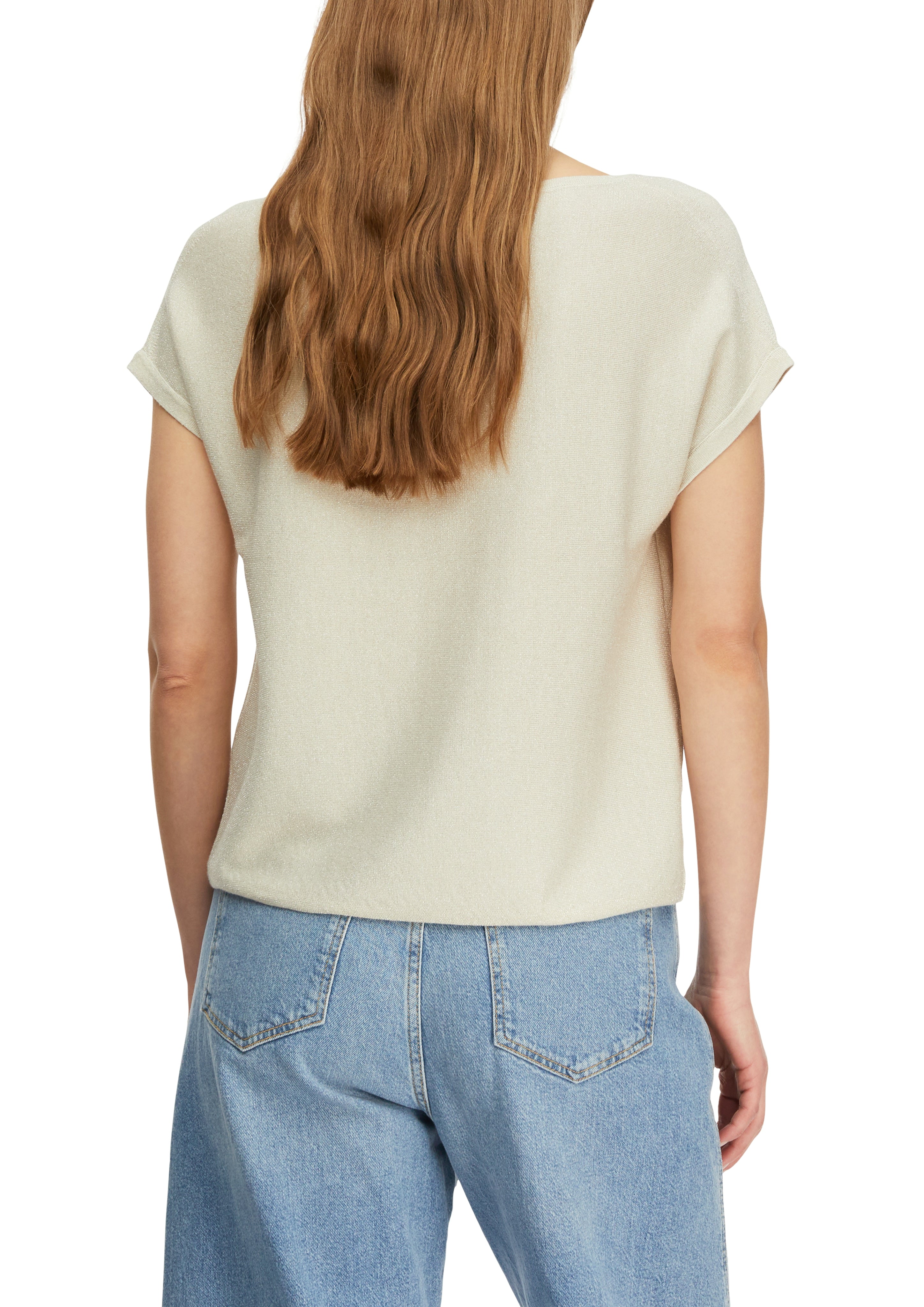 Feinstrickpullover - Glitzer