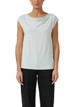T-Shirt - Wasserfallausschnitt