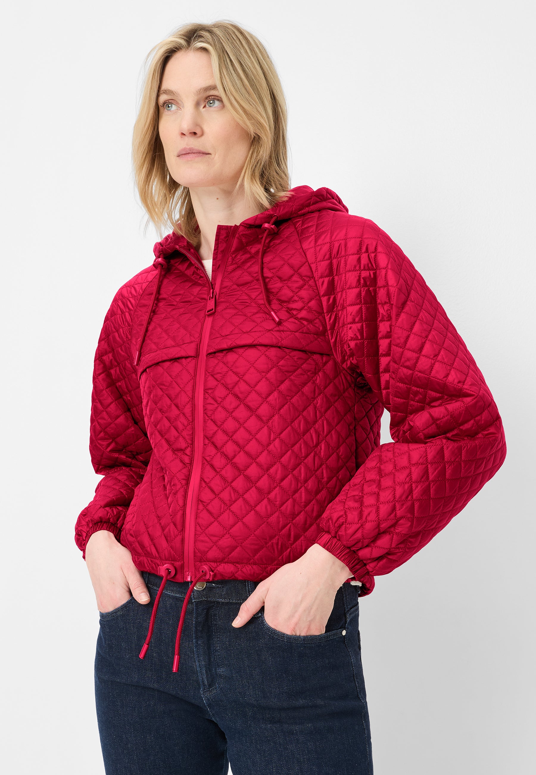 Steppjacke - Kapuze