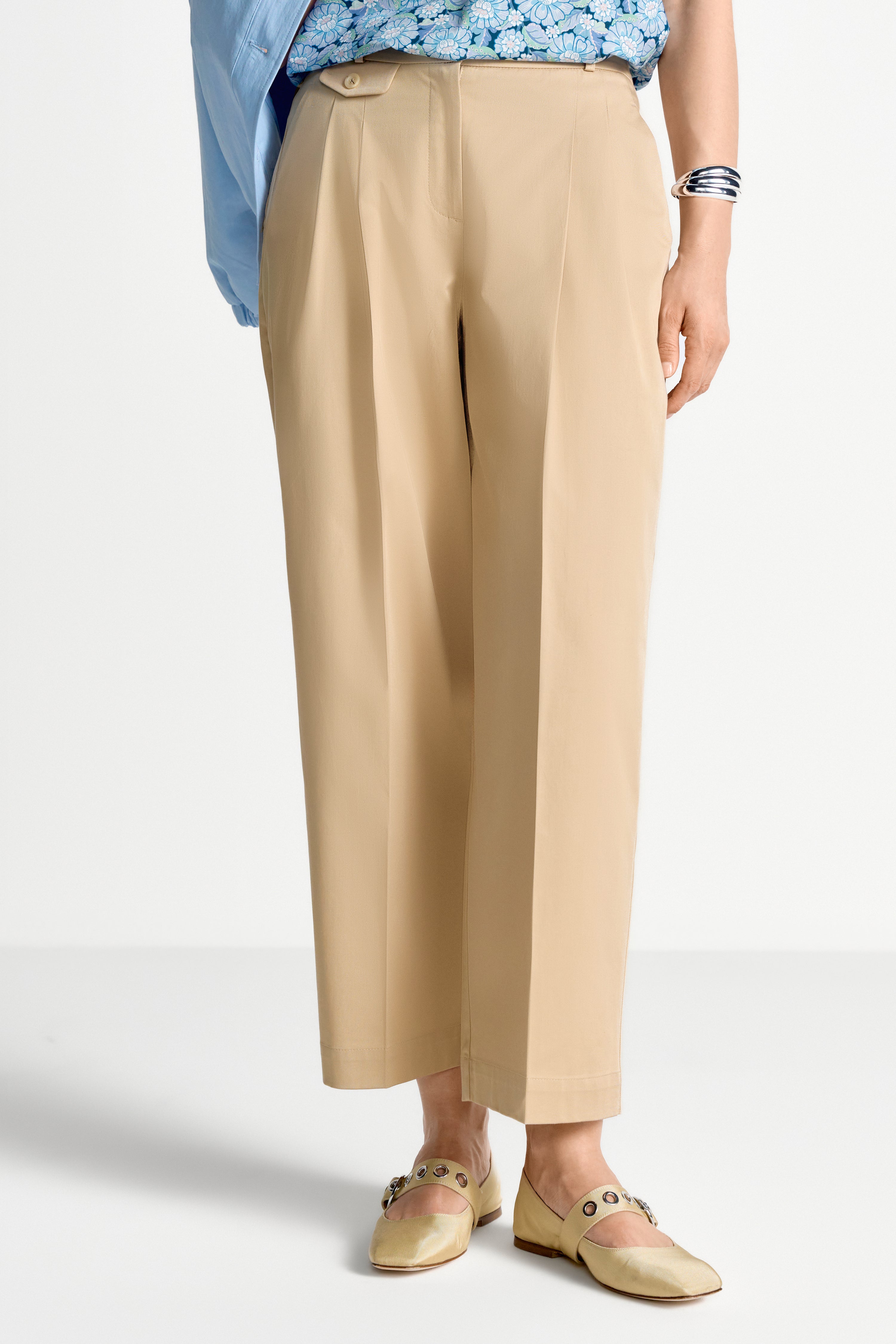 Bundfaltenhosen- High Waist