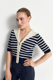 Cardigan -  Sailor Collar Cardi