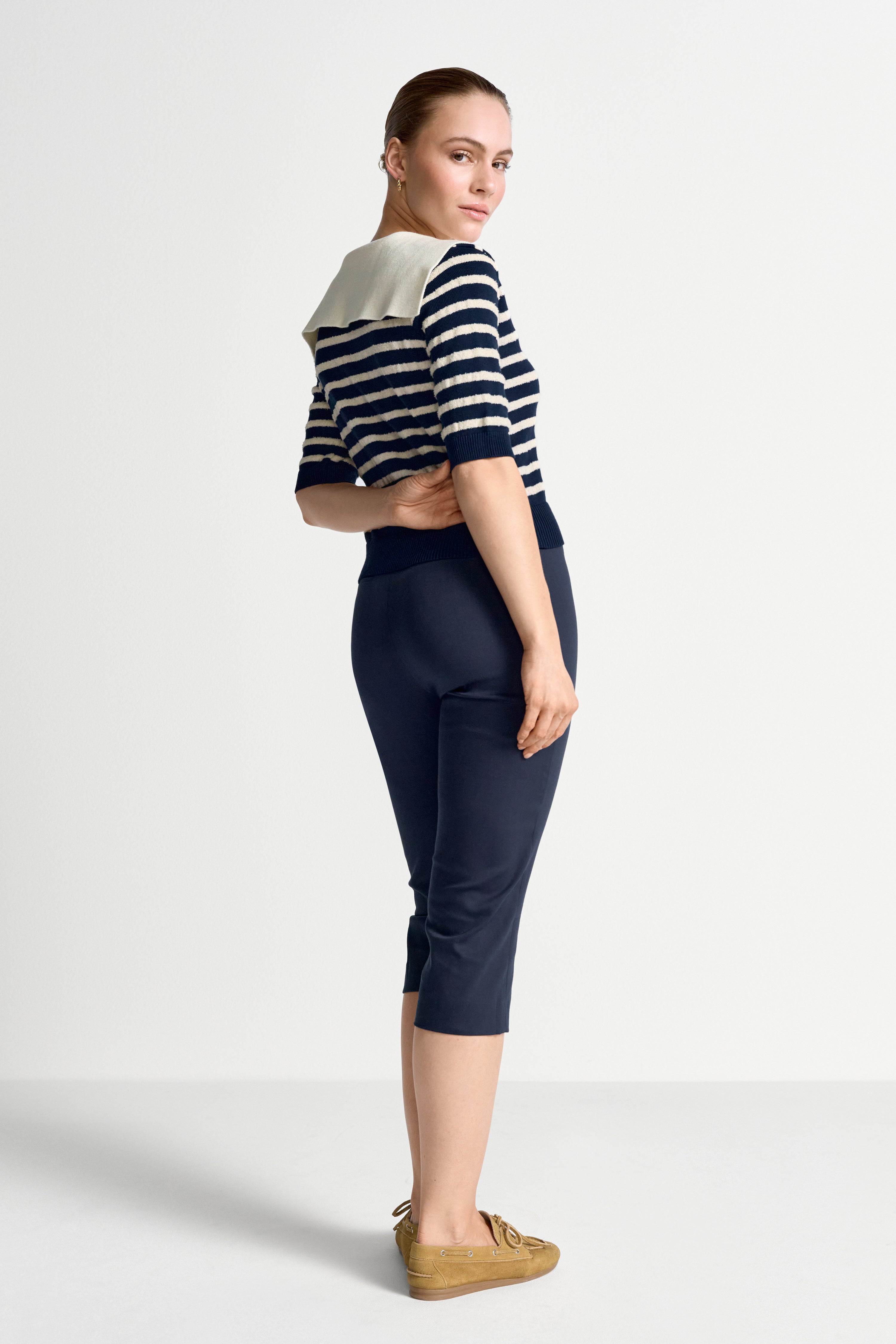 Cardigan -  Sailor Collar Cardi