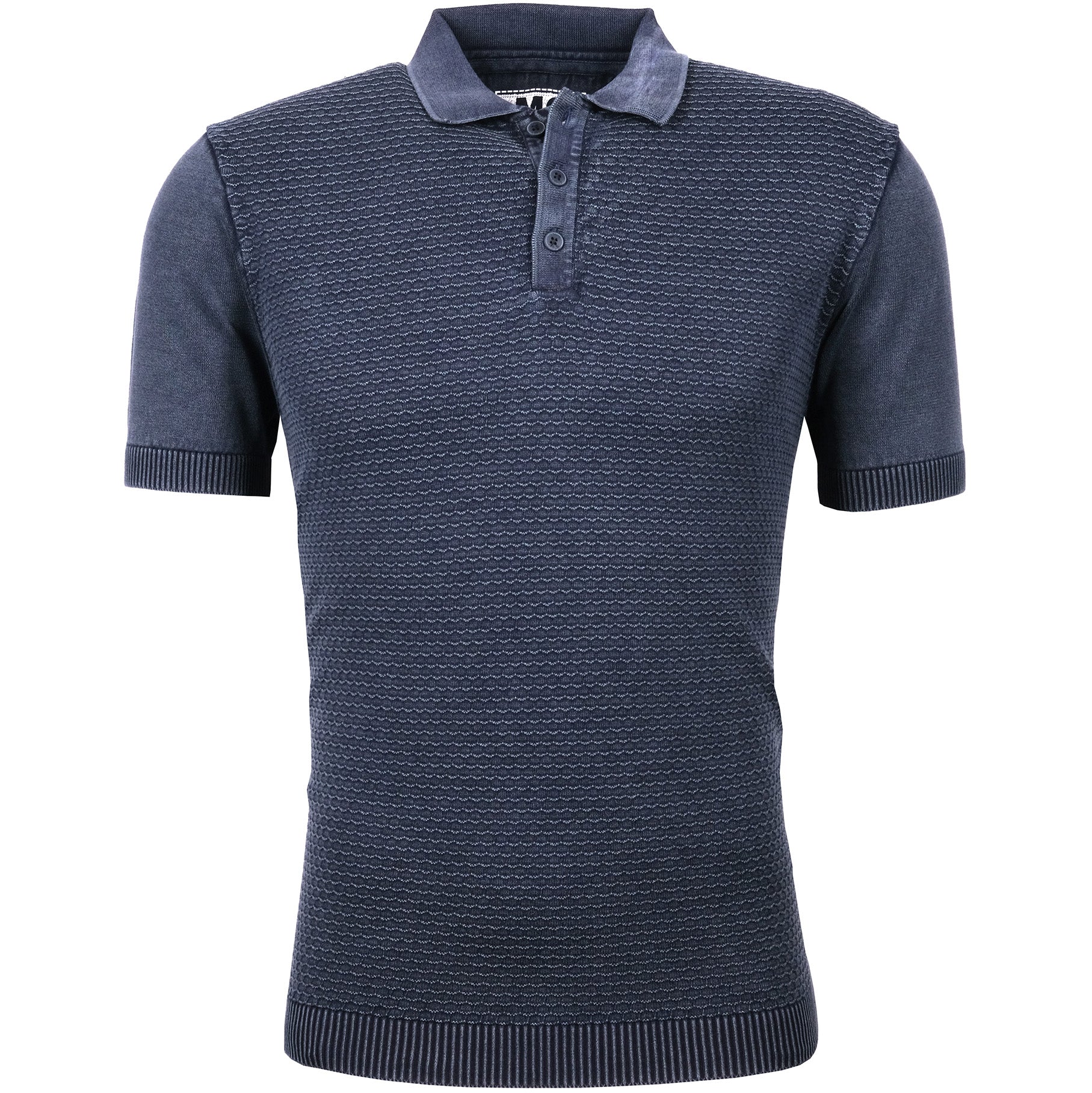 Polo-Shirt  - Wabenstruktur