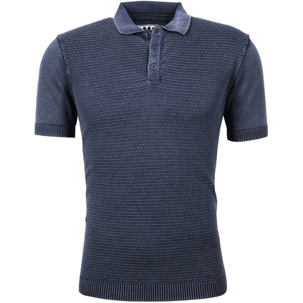 Polo-Shirt  - Wabenstruktur