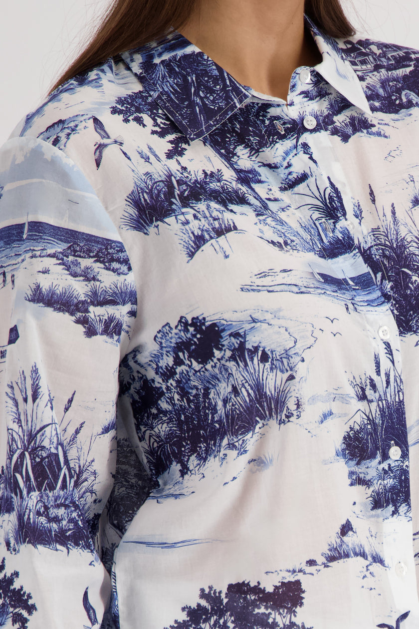 Bluse - Alloverprint