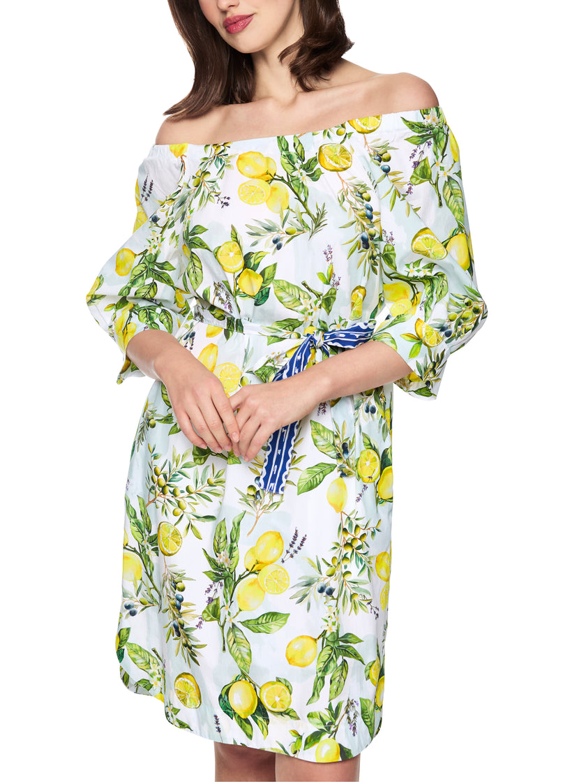 Kleid  - Zitronenprint
