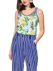 Top -  Zitronen-Print
