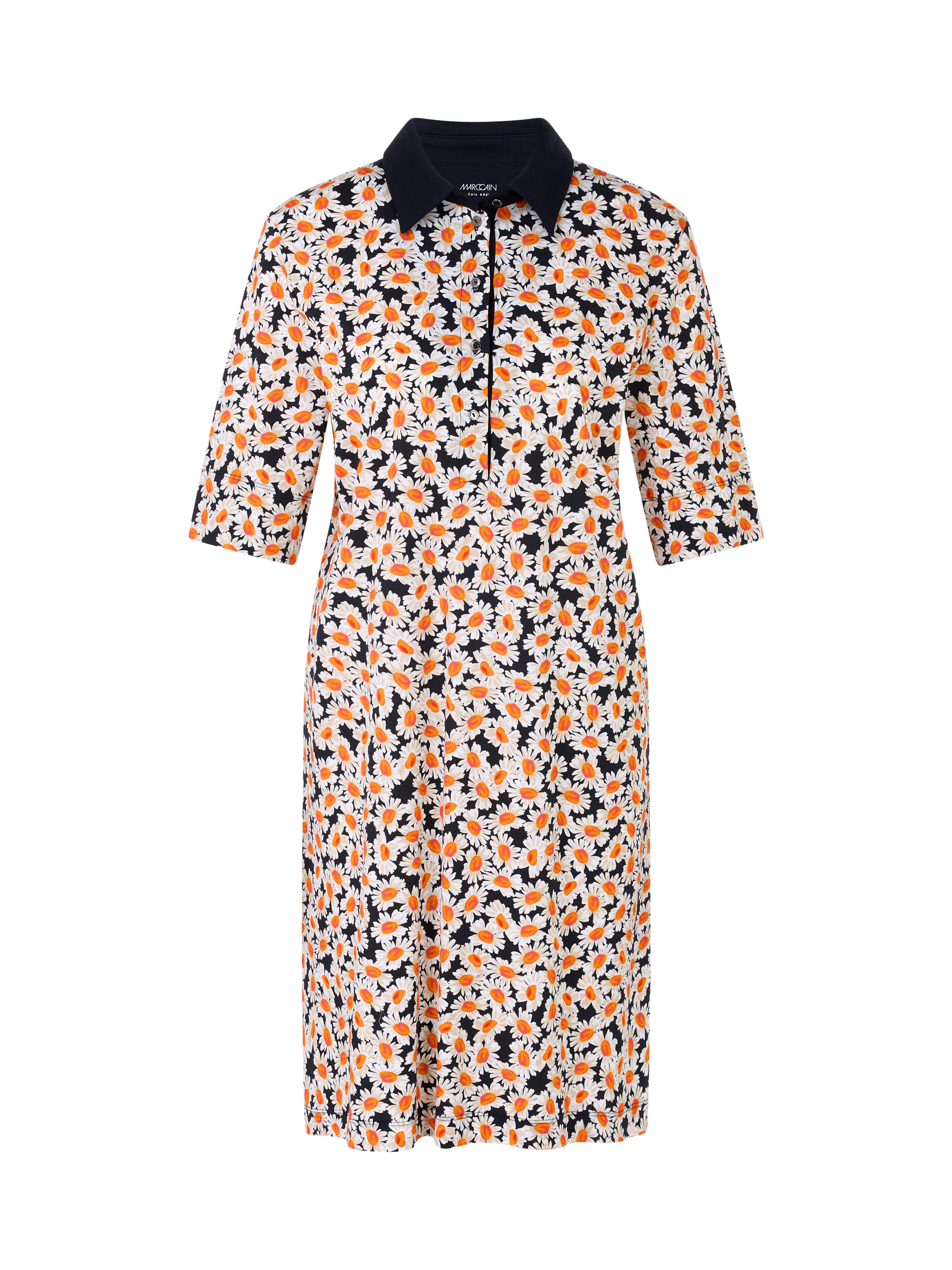 ONLINE EXKLUSIV - Polo Kleid - Margeriten-Print