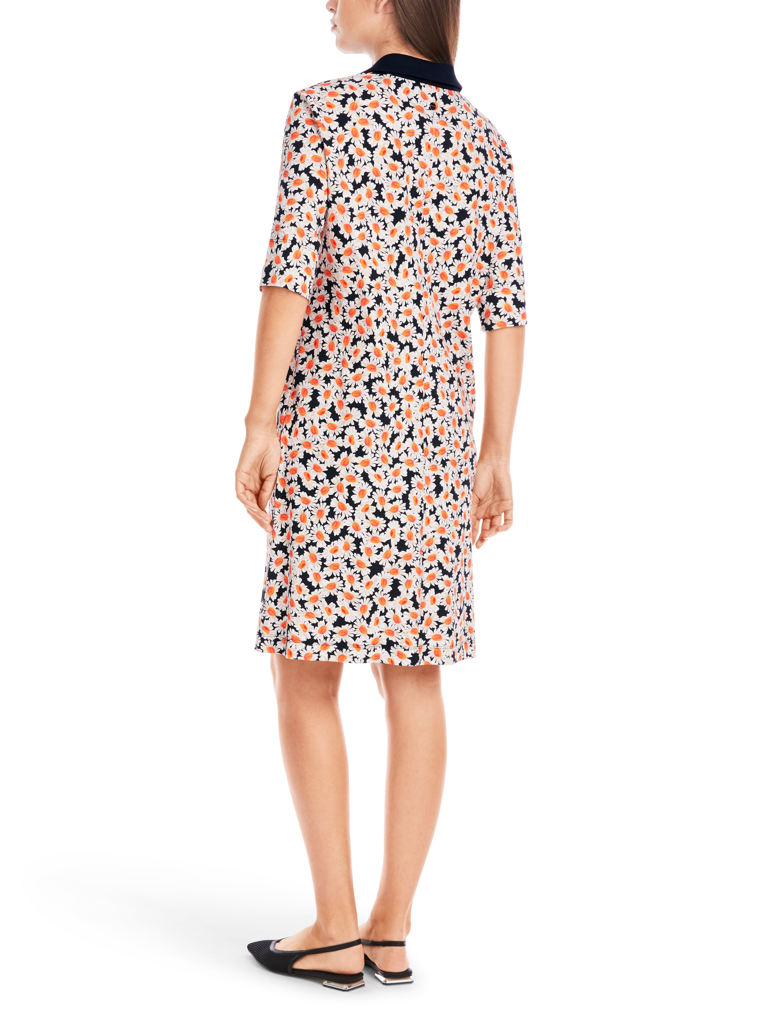 ONLINE EXKLUSIV - Polo Kleid - Margeriten-Print