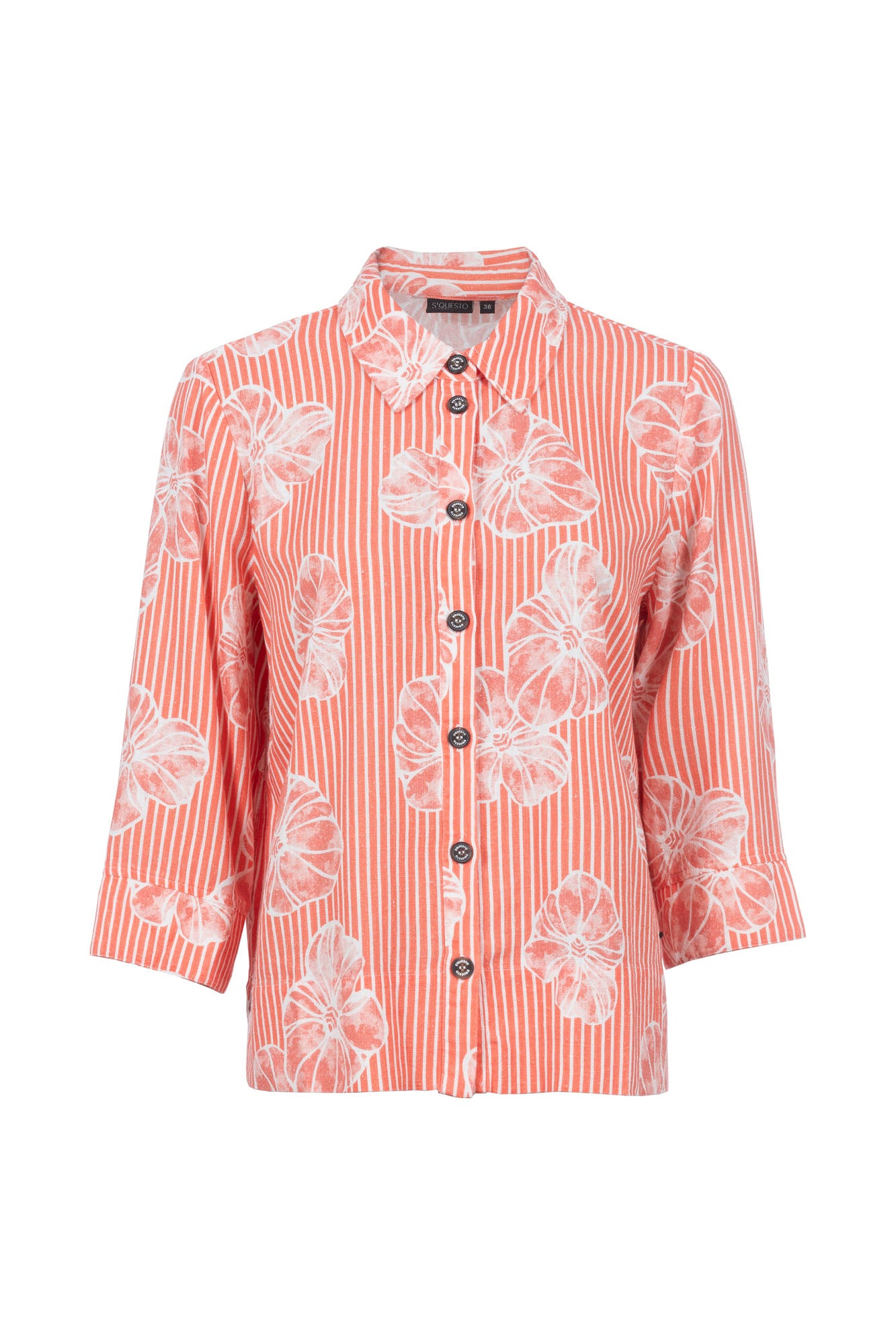 Bluse 3/4 - Streifen