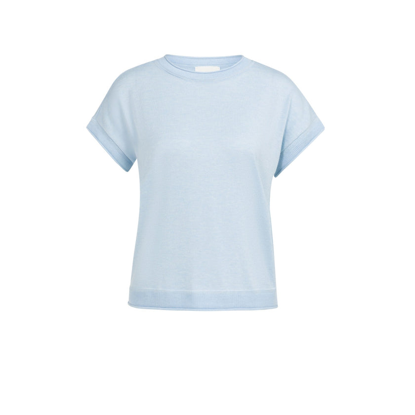 Strickpullover - Kontrastbündchen