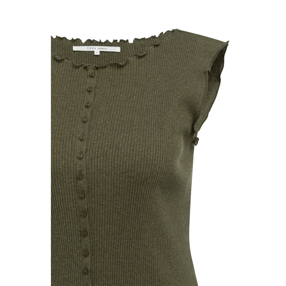 Rippshirt - Muschelsaum