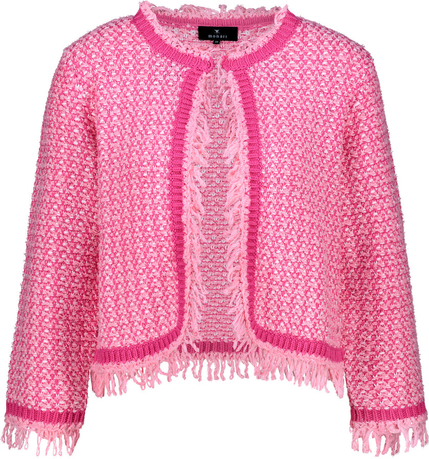 Strickjacke - Tweed