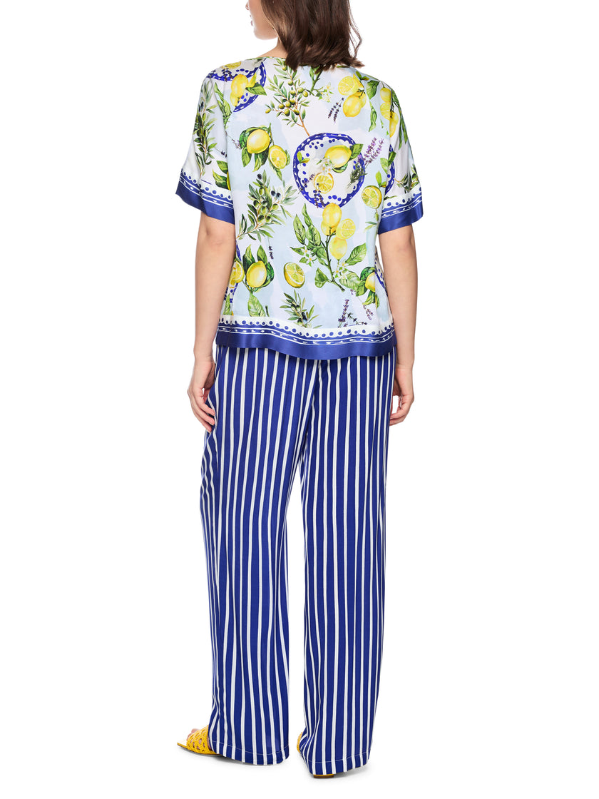 Bluse - Zitronenprint