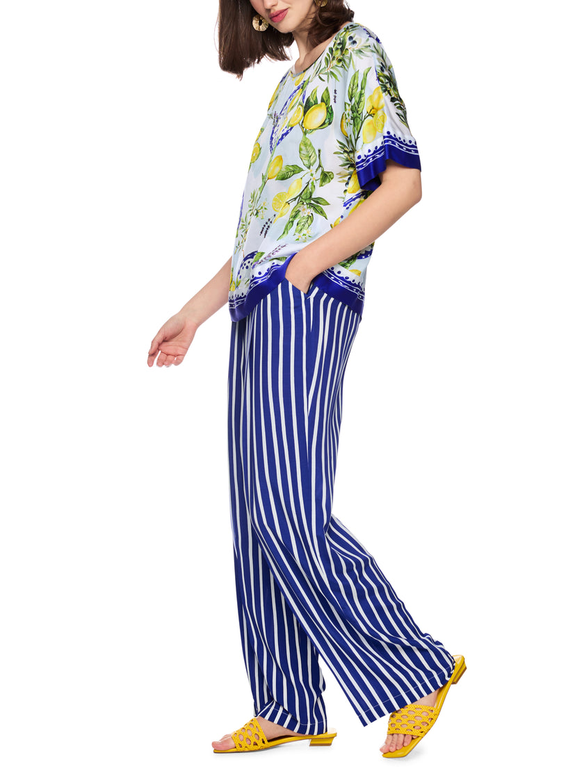 Bluse - Zitronenprint