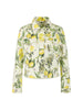 Jeansjacke - Zitronen-Print