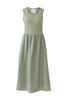 Midikleid - Baumwoll- Leinenmix