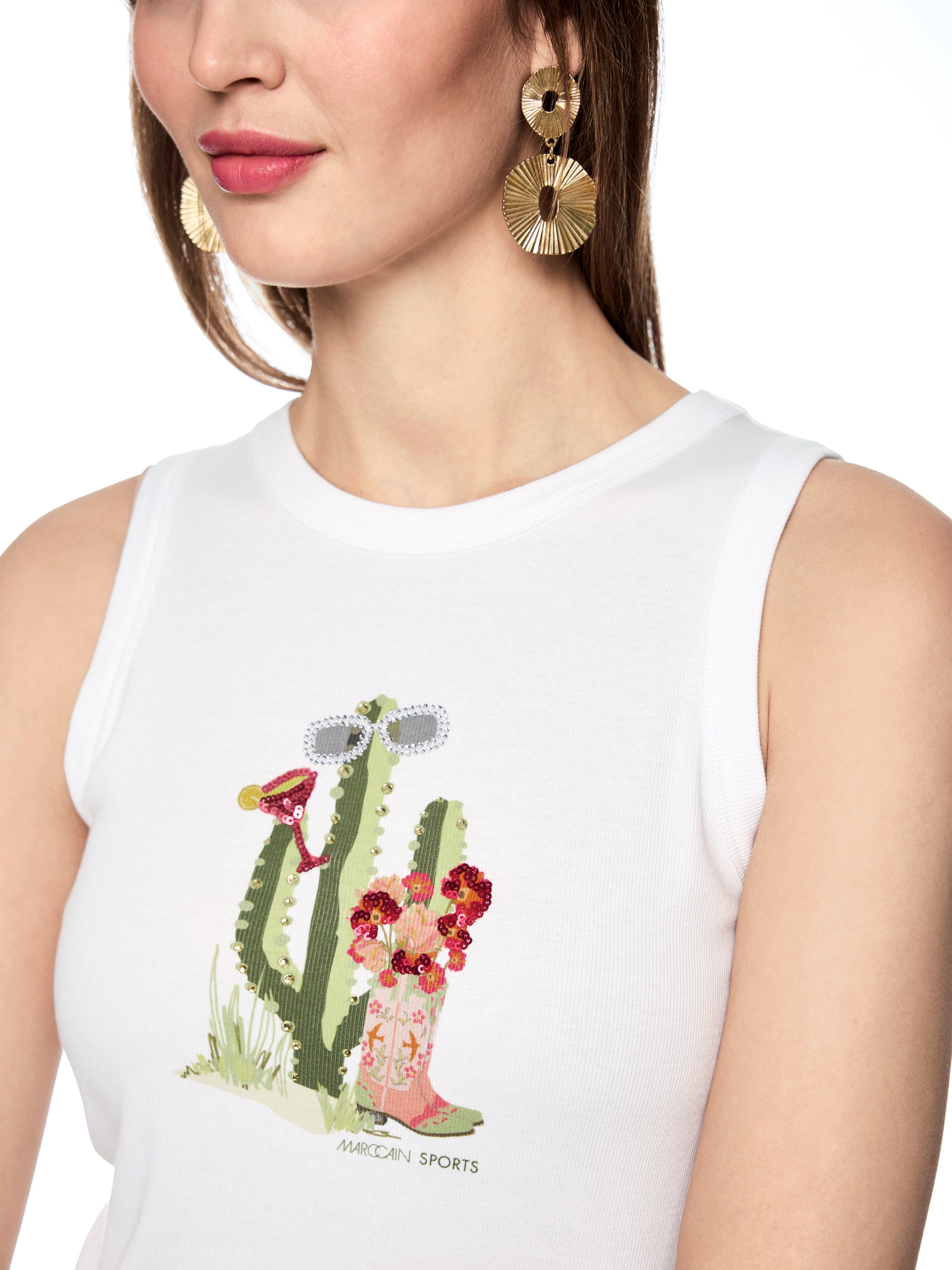 Top - Kaktus-Print