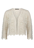 Strickjacke - Ajourmuster