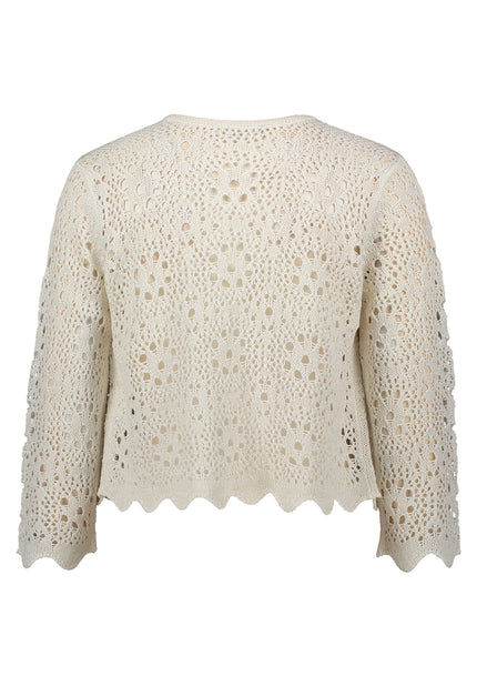 Strickjacke - Ajourmuster