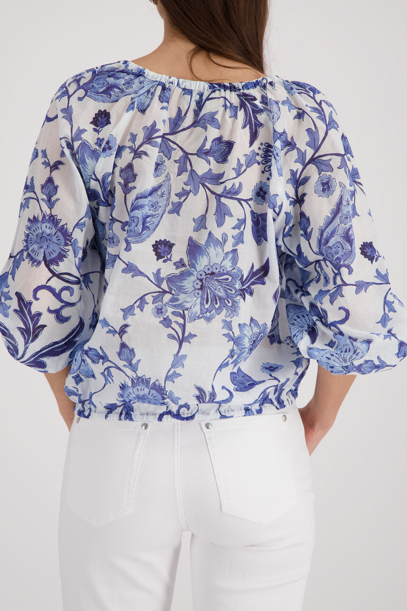 Bluse - Allover-Print