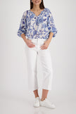 Bluse - Allover-Print