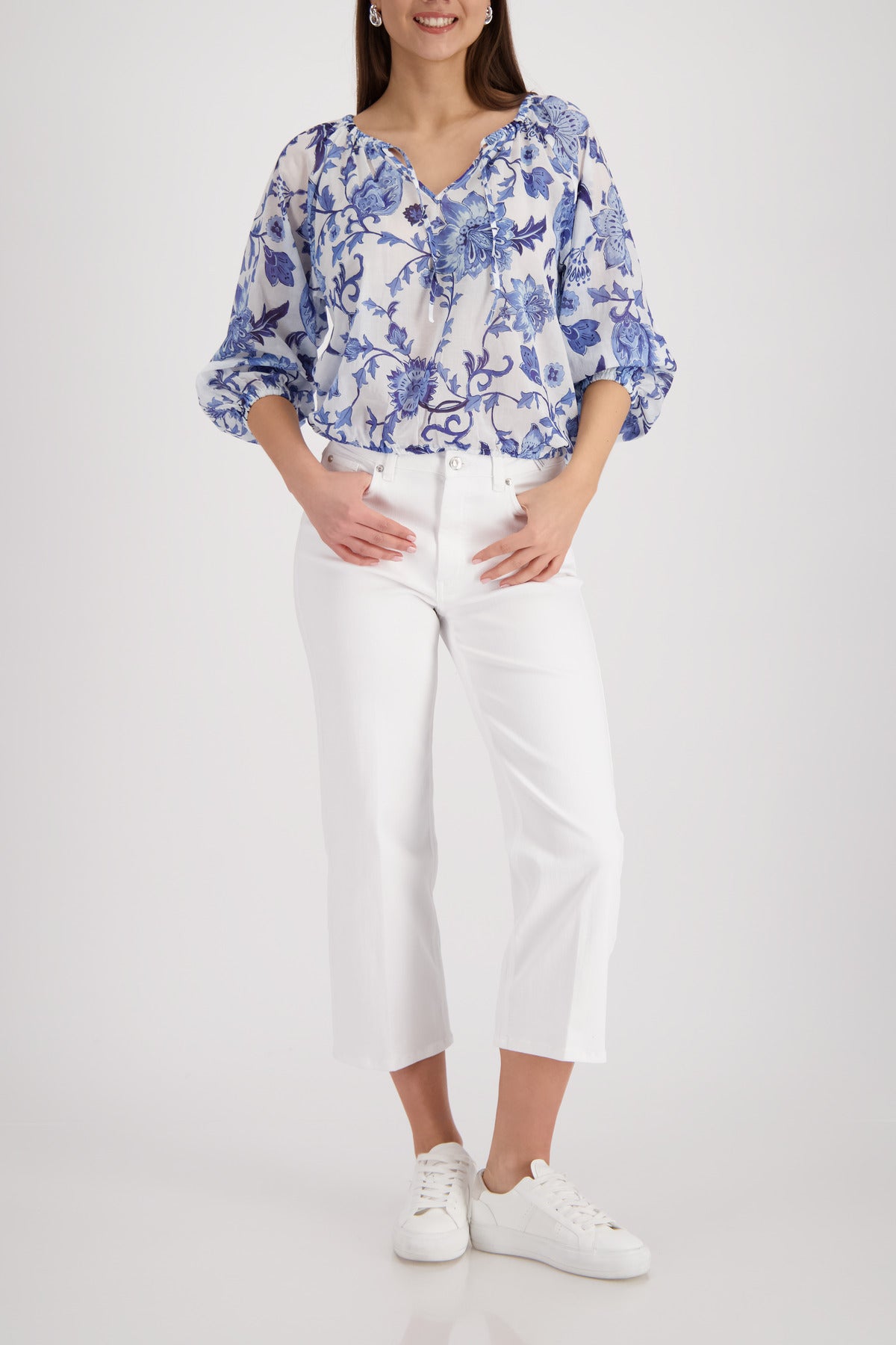 Bluse - Allover-Print