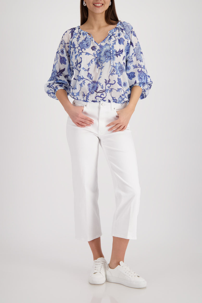 Bluse - Allover-Print