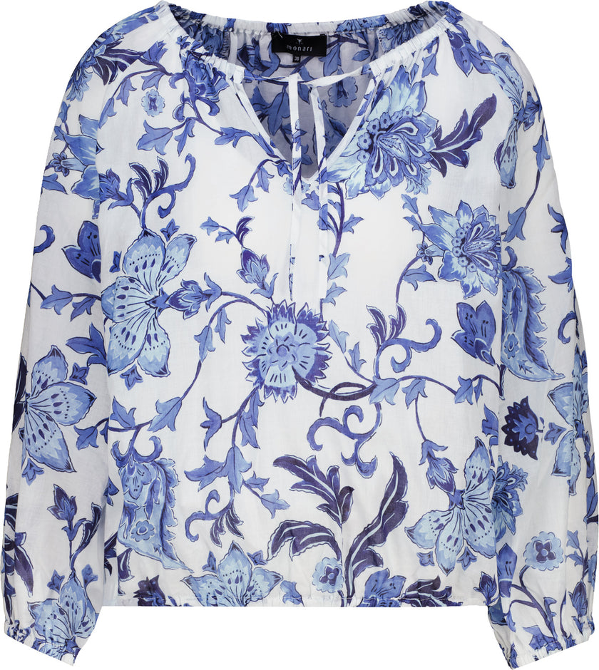Bluse - Allover-Print
