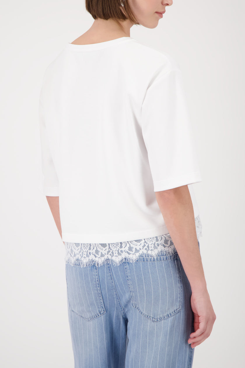 T-Shirt - Spitzenborte