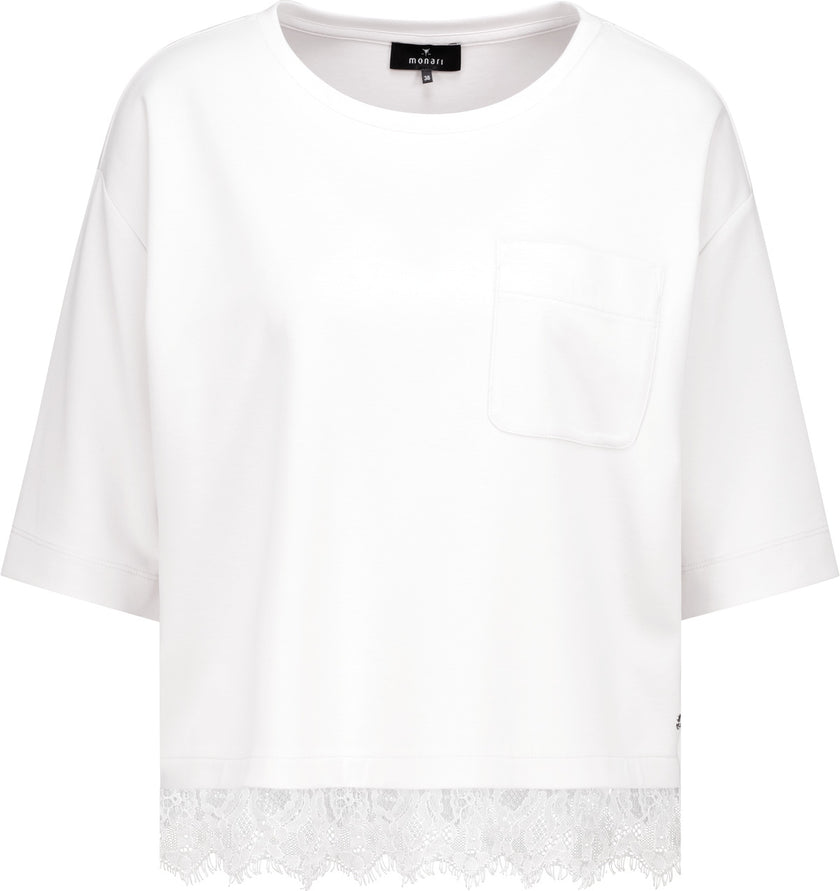T-Shirt - Spitzenborte