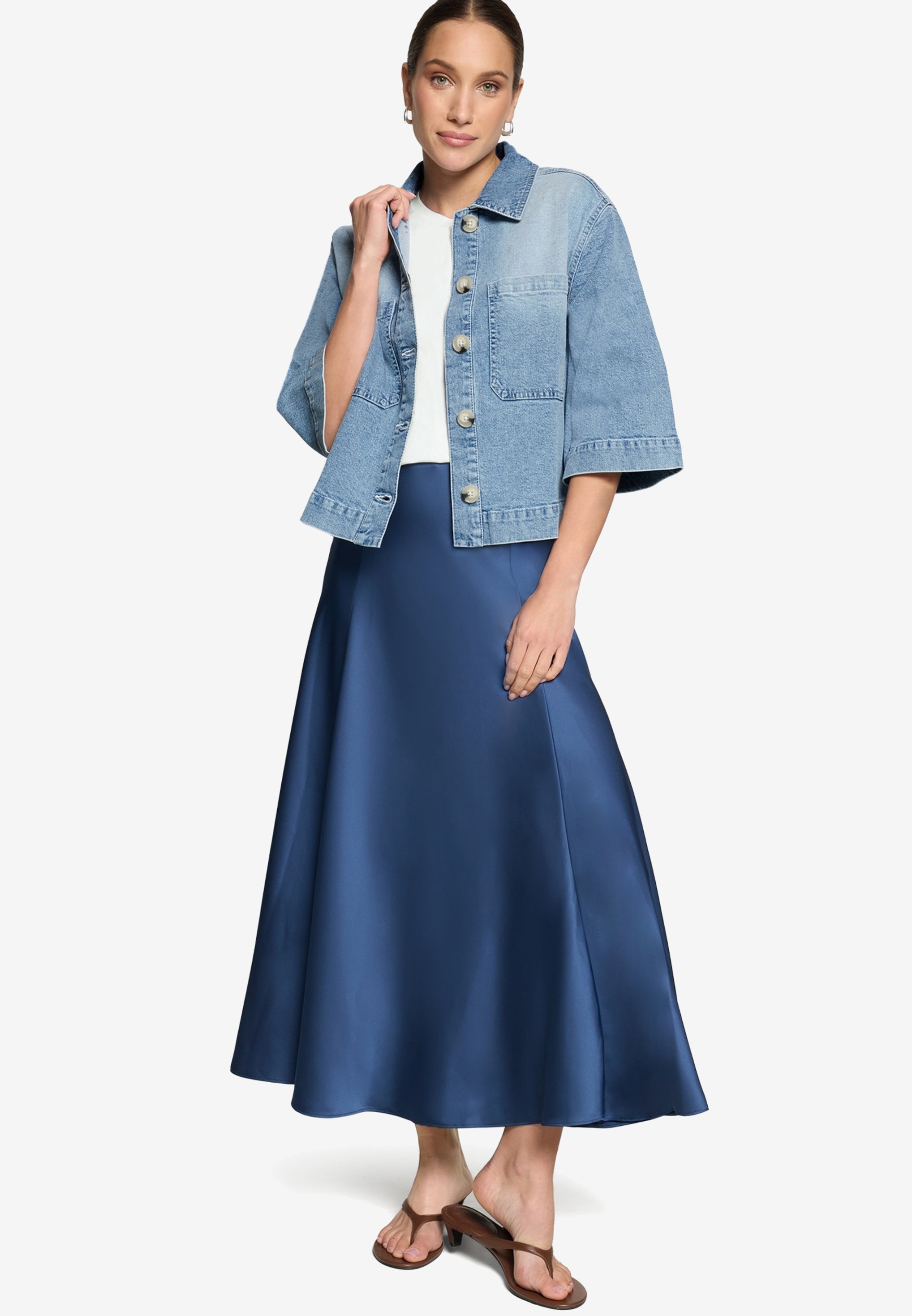 Jeansjacke - 3/4 Arm