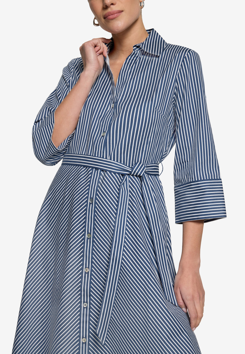 Hemdblusenkleid - 3/4 Arm