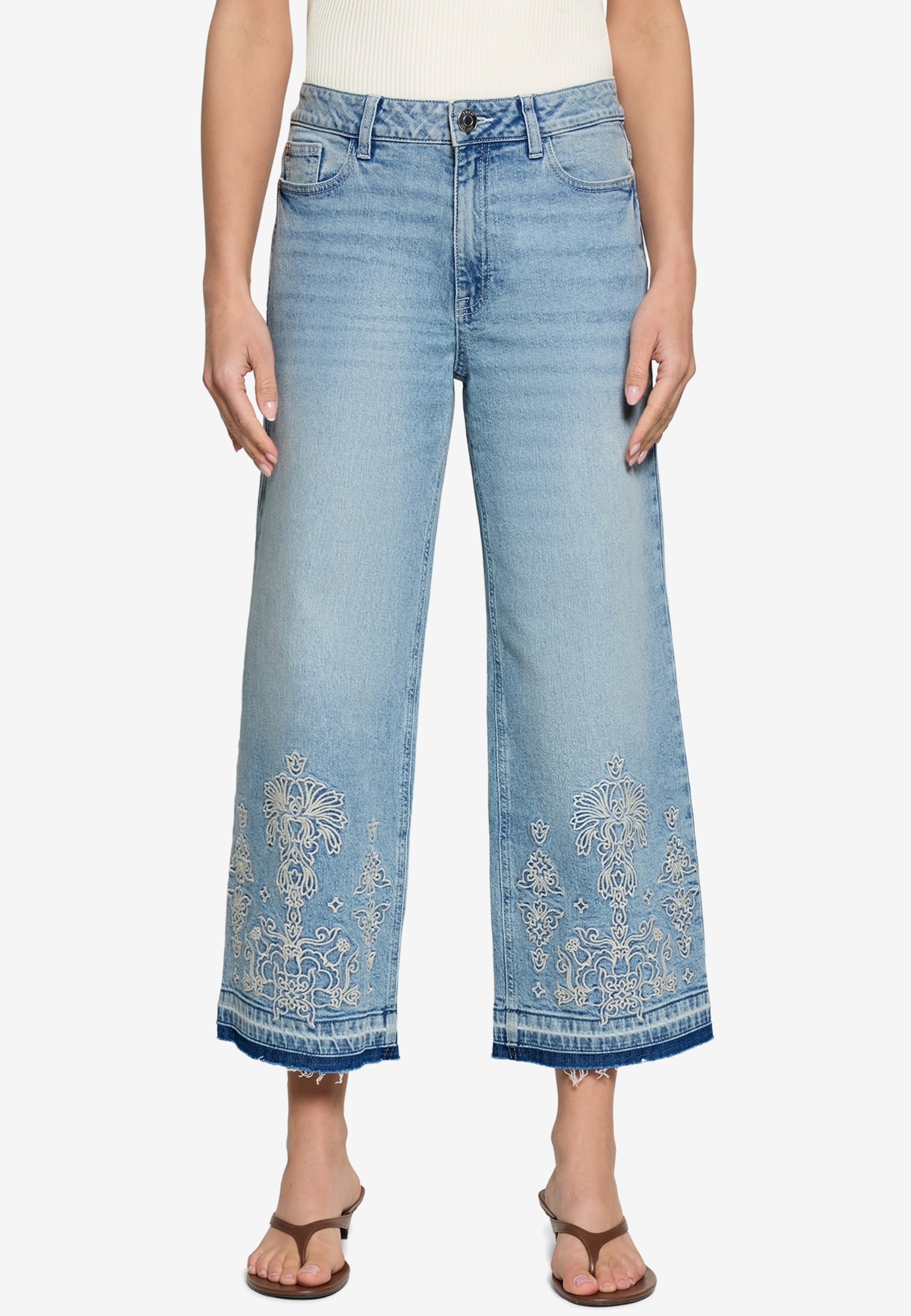 Jeans  - Stickerei