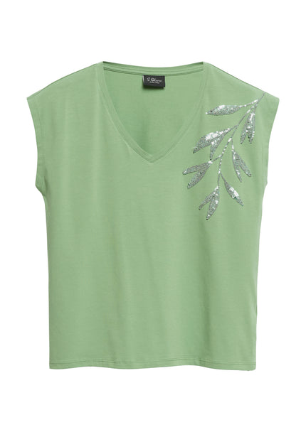 T-Shirt - Paillettenbesatz