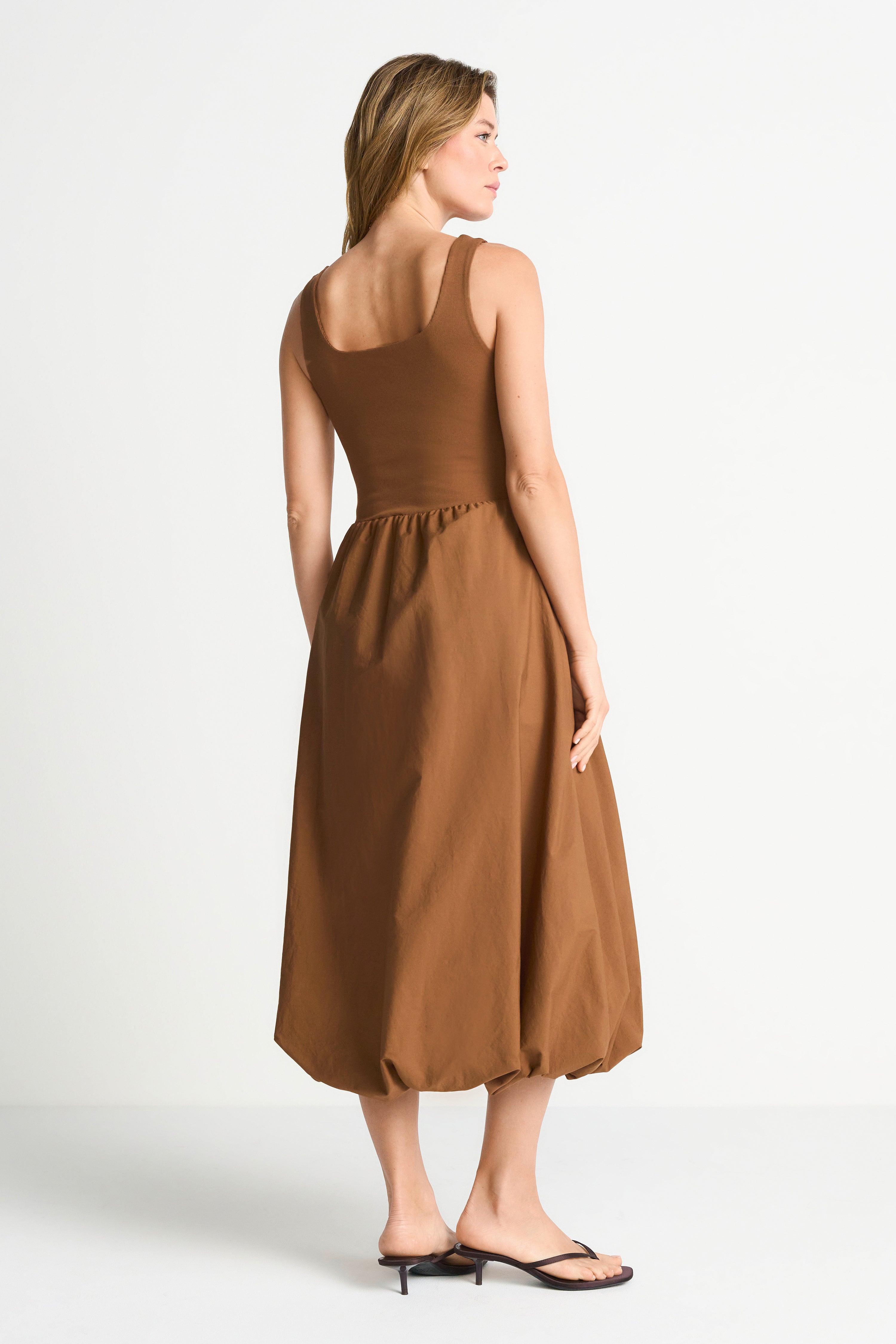 Ballon Kleid - Midilänge