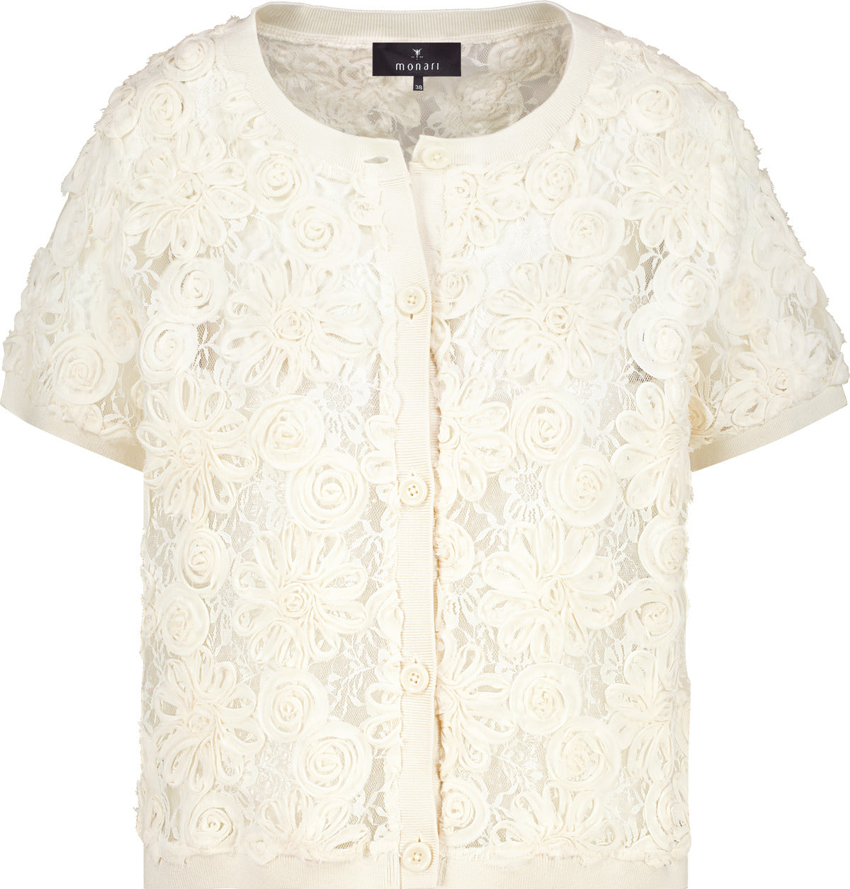Strickjacke - Spitze