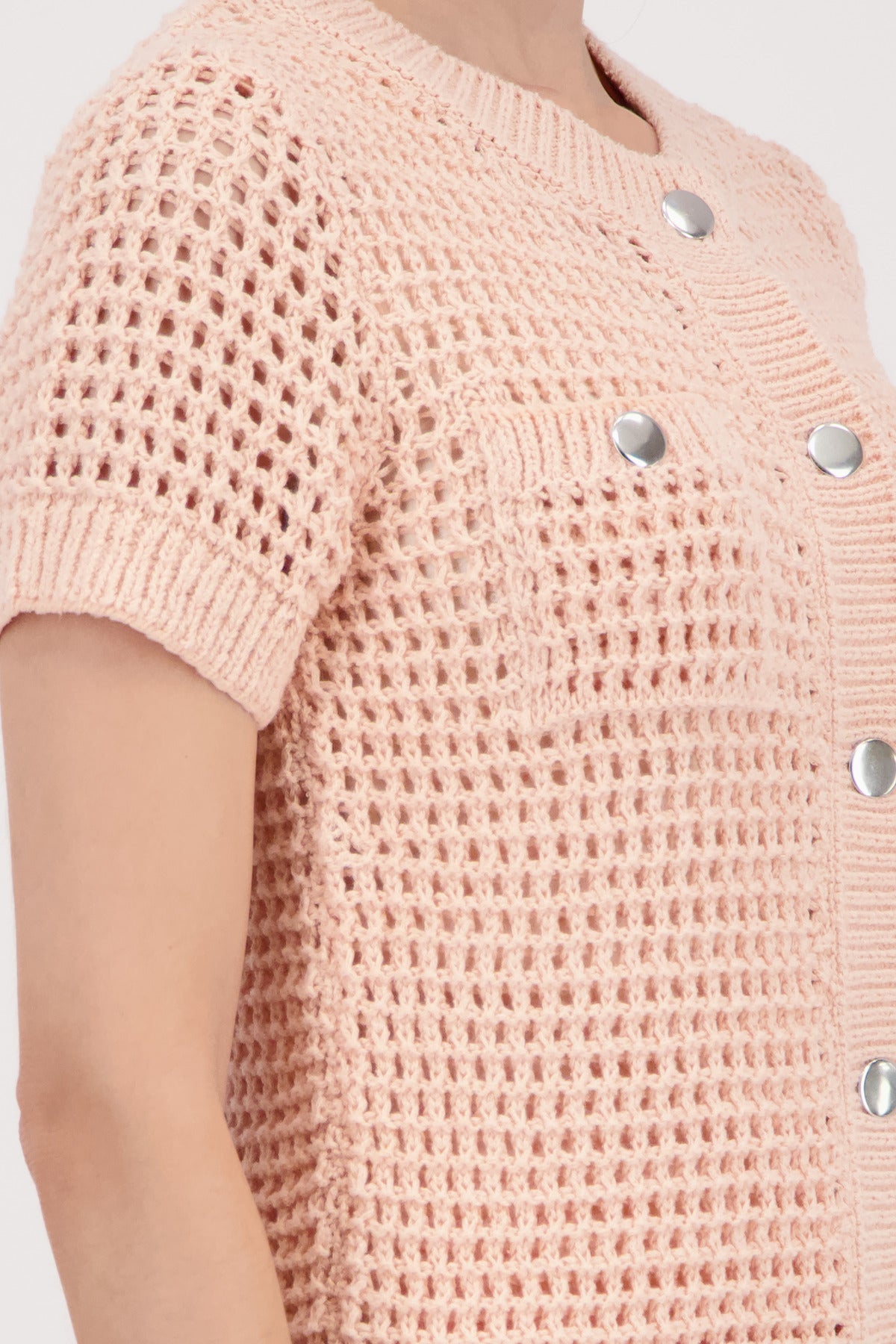 Strickjacke - Ajourstrick