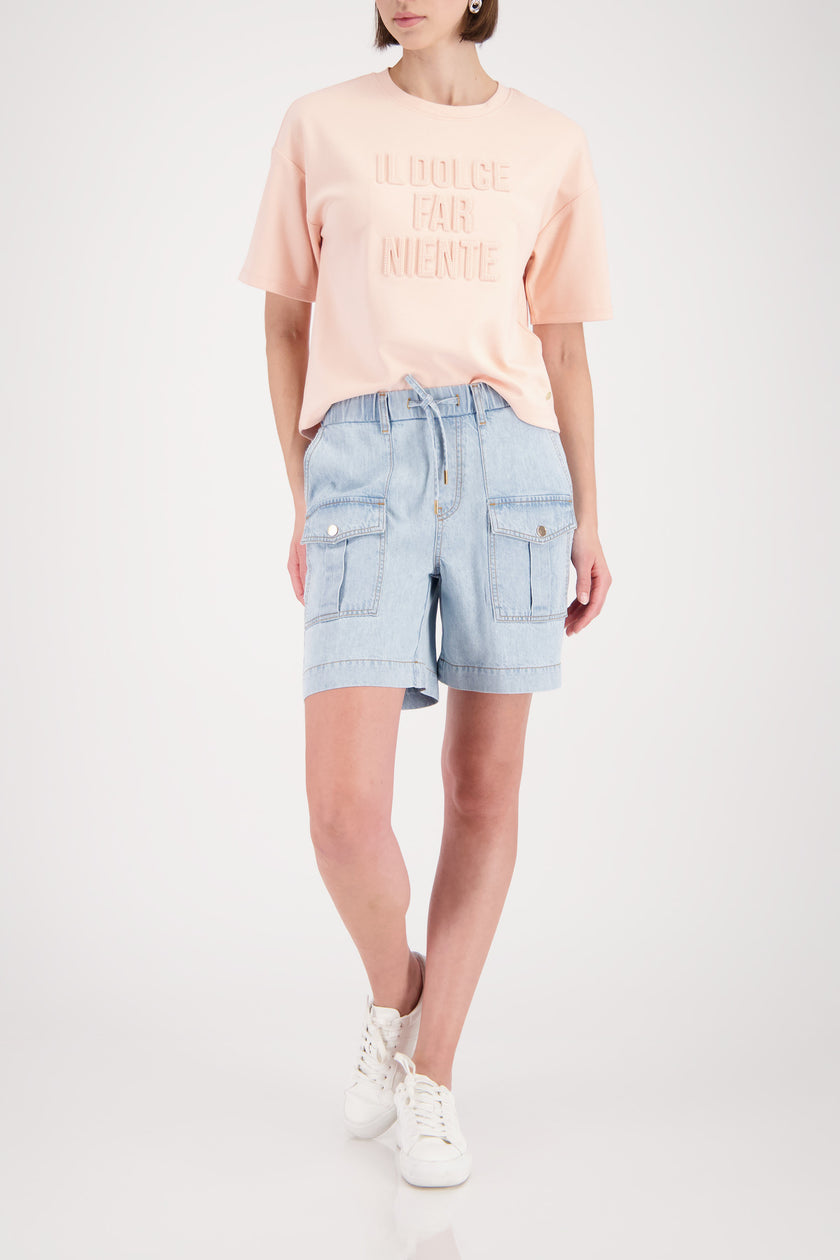 T-Shirt - Prägeschrift