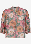Schlupfbluse - Blumenmuster