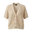 Strickjacke - Ajourmuster